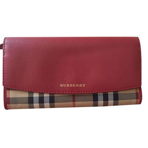 burberry walk in the rain bag|Burberry leather wallet.